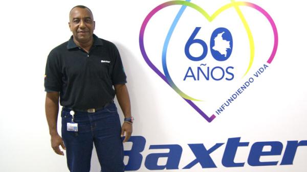 Baxter employee Libardo Gómez 